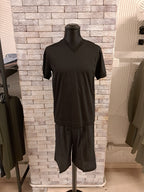 T-shirt filo di Scozia scollo a V