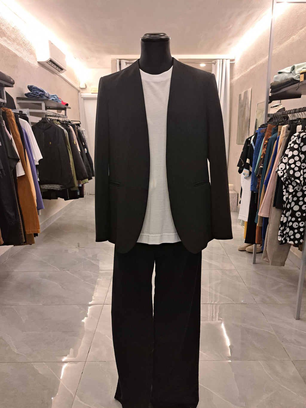 Giacca senza bottoni