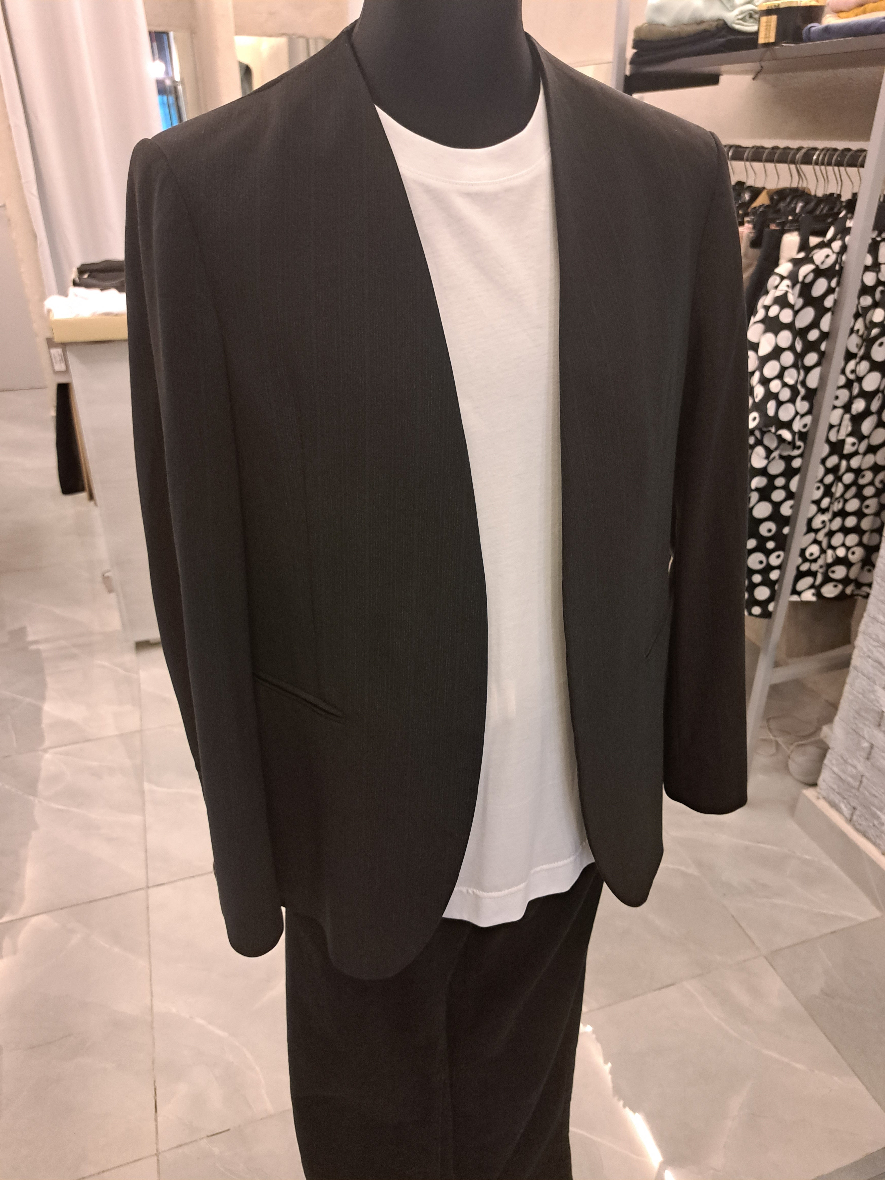 Giacca senza bottoni