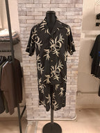 Coordinato in lino con ricamo