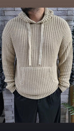 Maglione con cappuccio